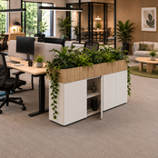 Deasc. Greenbox kast met plantenbak