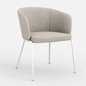 Vergaderstoel Leaf | wit frame