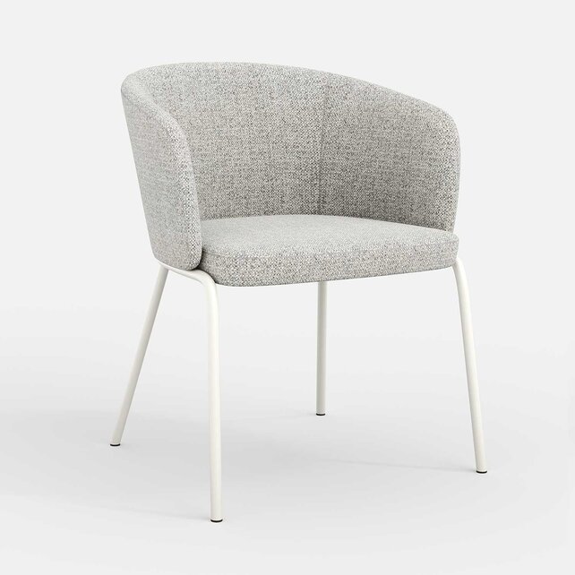 Vergaderstoel Leaf | wit frame