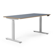 Zit sta bureau Deasc. One linoleum zwart frame