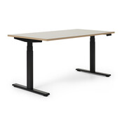 Zit sta bureau Deasc. One linoleum zwart frame
