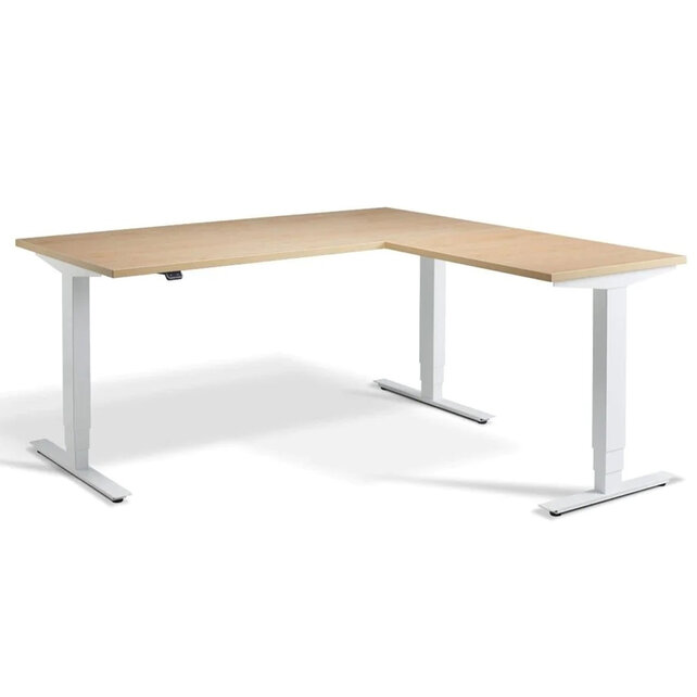 MY workplace zit sta hoekbureau Flow | zwart frame