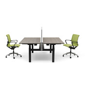 Duo zit sta bureau Flow zwart