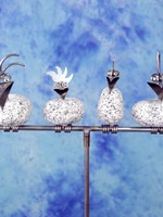 Lomprich 4 keivogels op stok