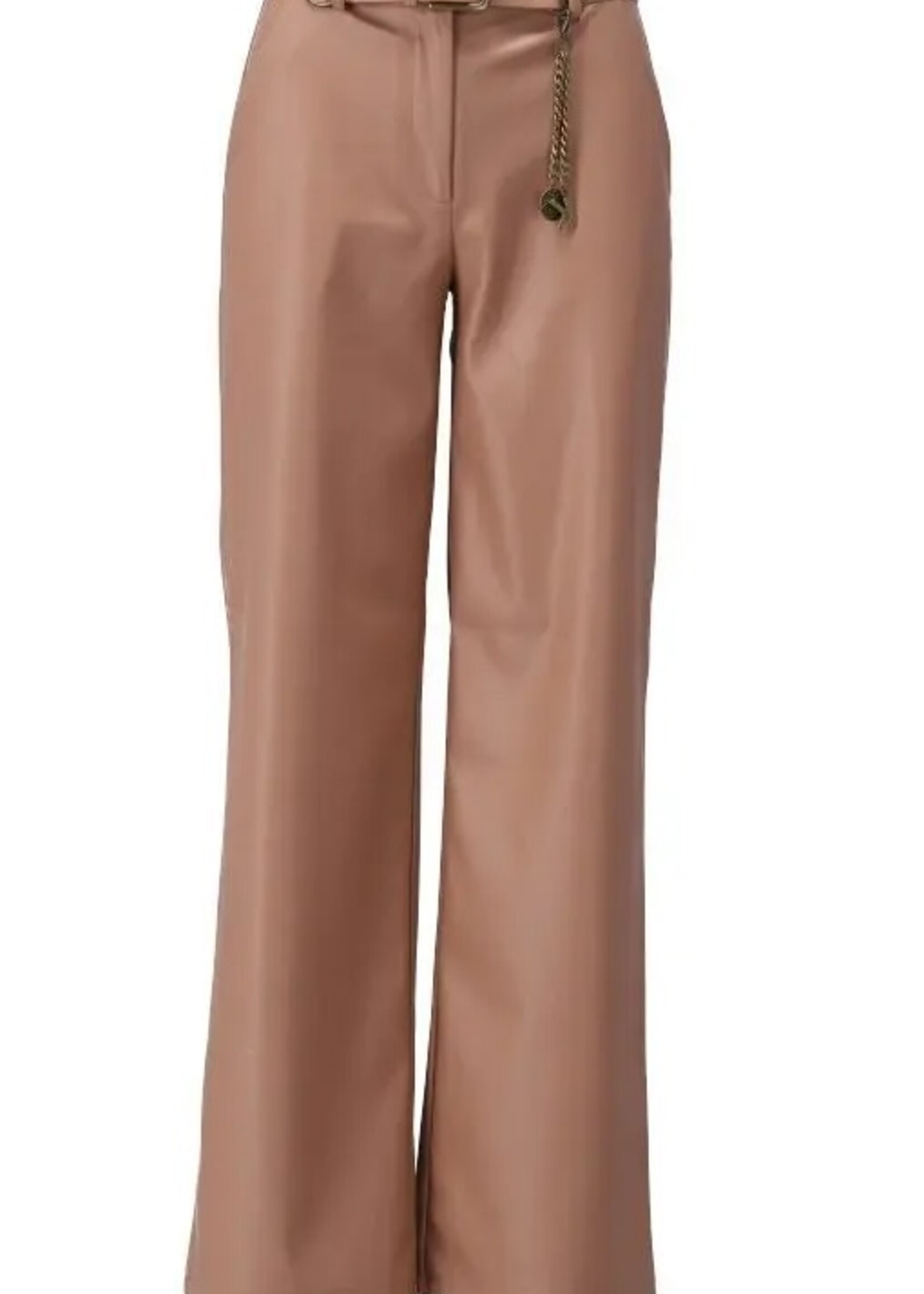 Kdesign Broek Camel in vegan leder X600