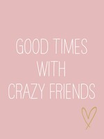 PPD Crazy Friends rosé napkin 33 x 33