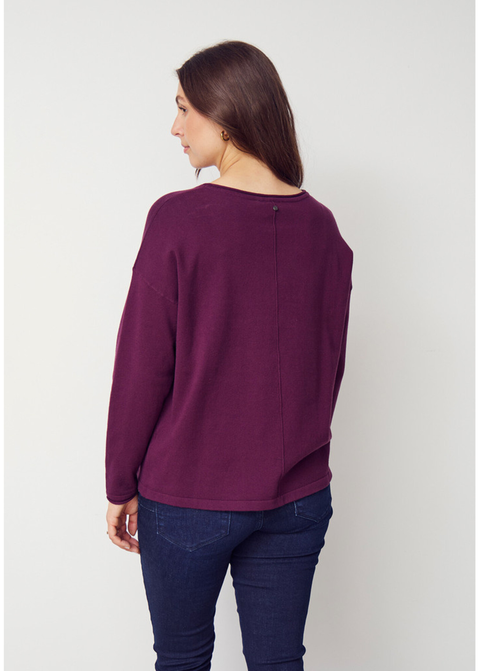 I Say Frigga knit pulloverWine