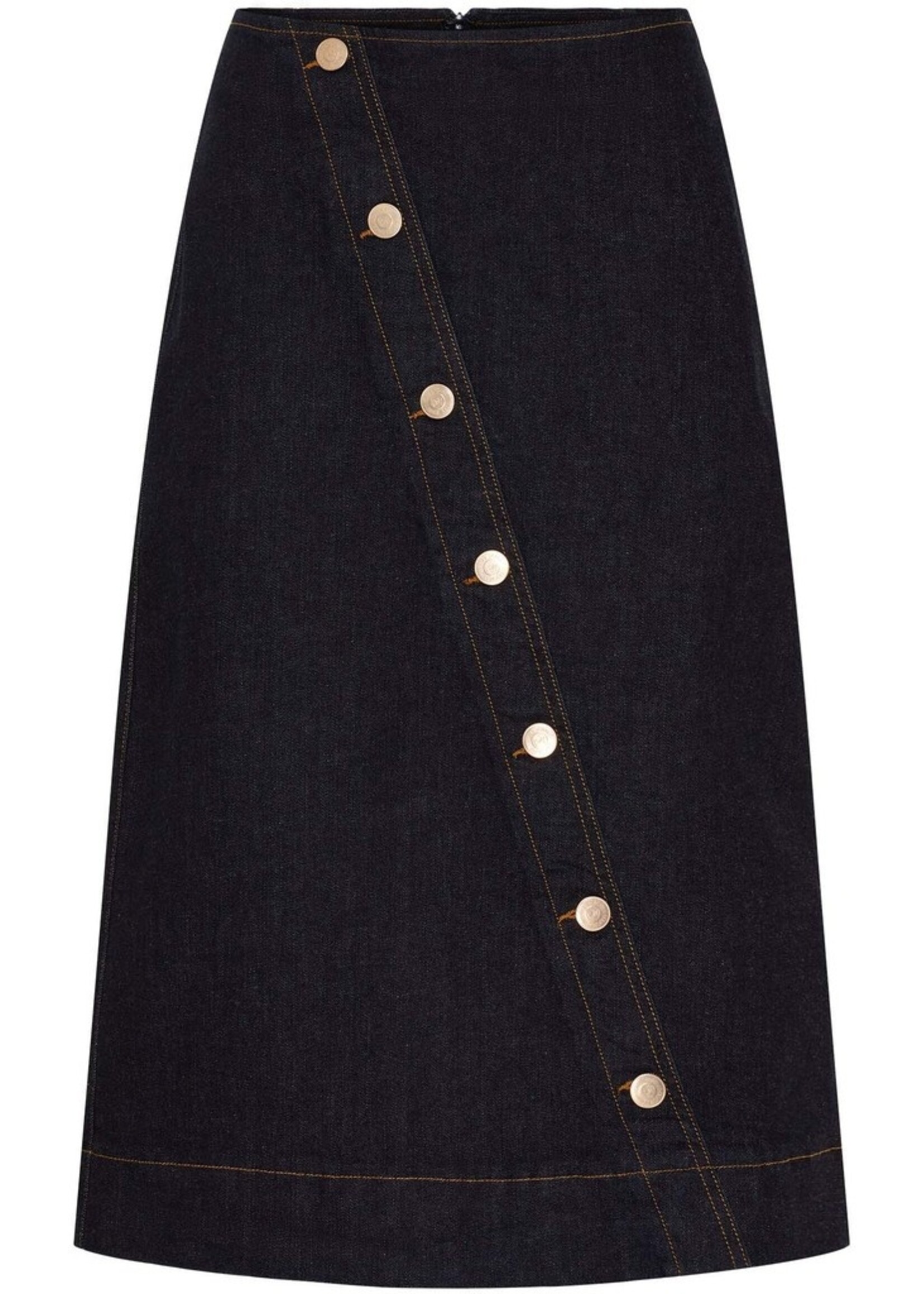 I Say Como New Skirt Unwashed Denim