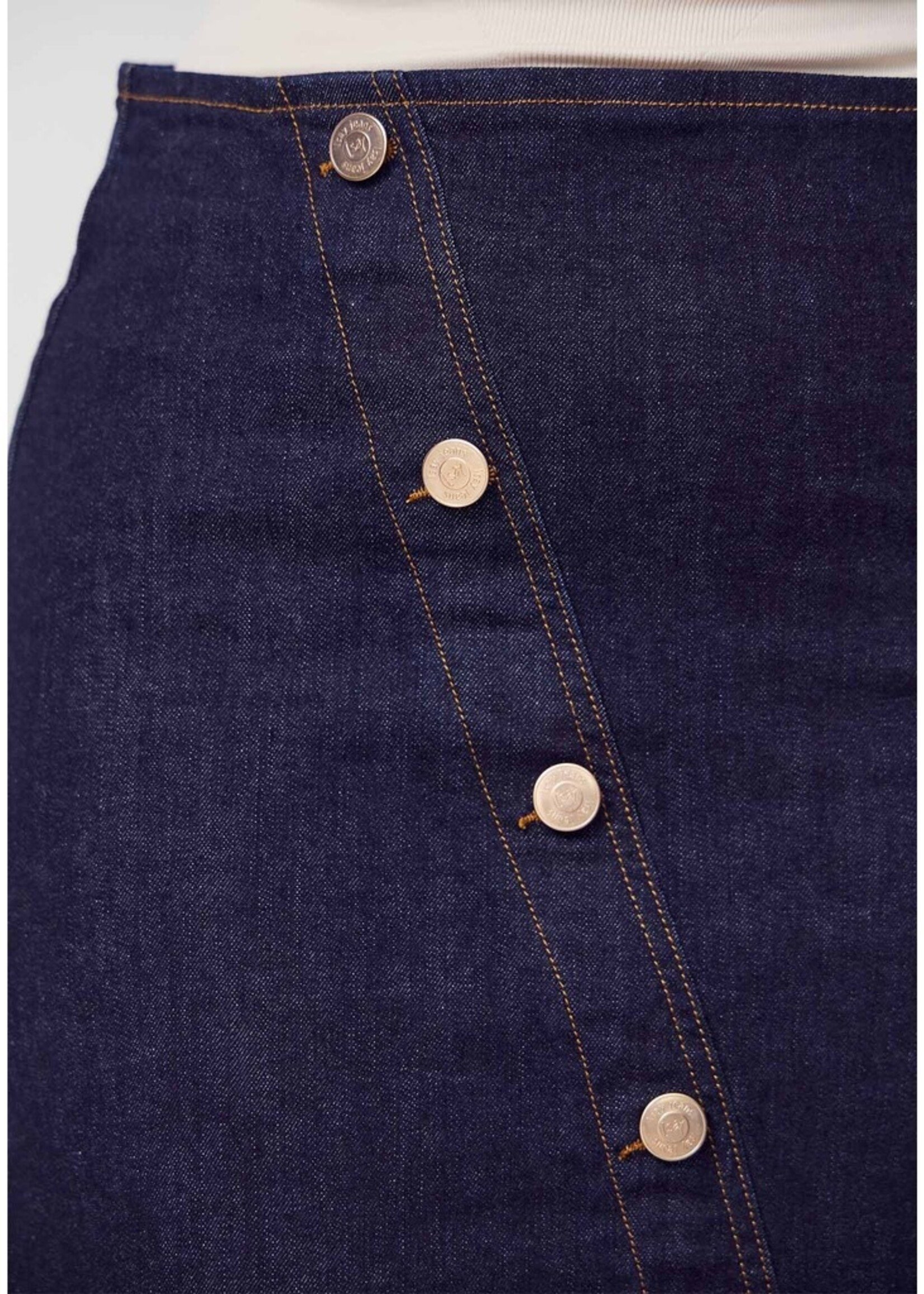 I Say Como New Skirt Unwashed Denim