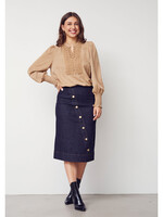 I Say Como New Skirt Unwashed Denim