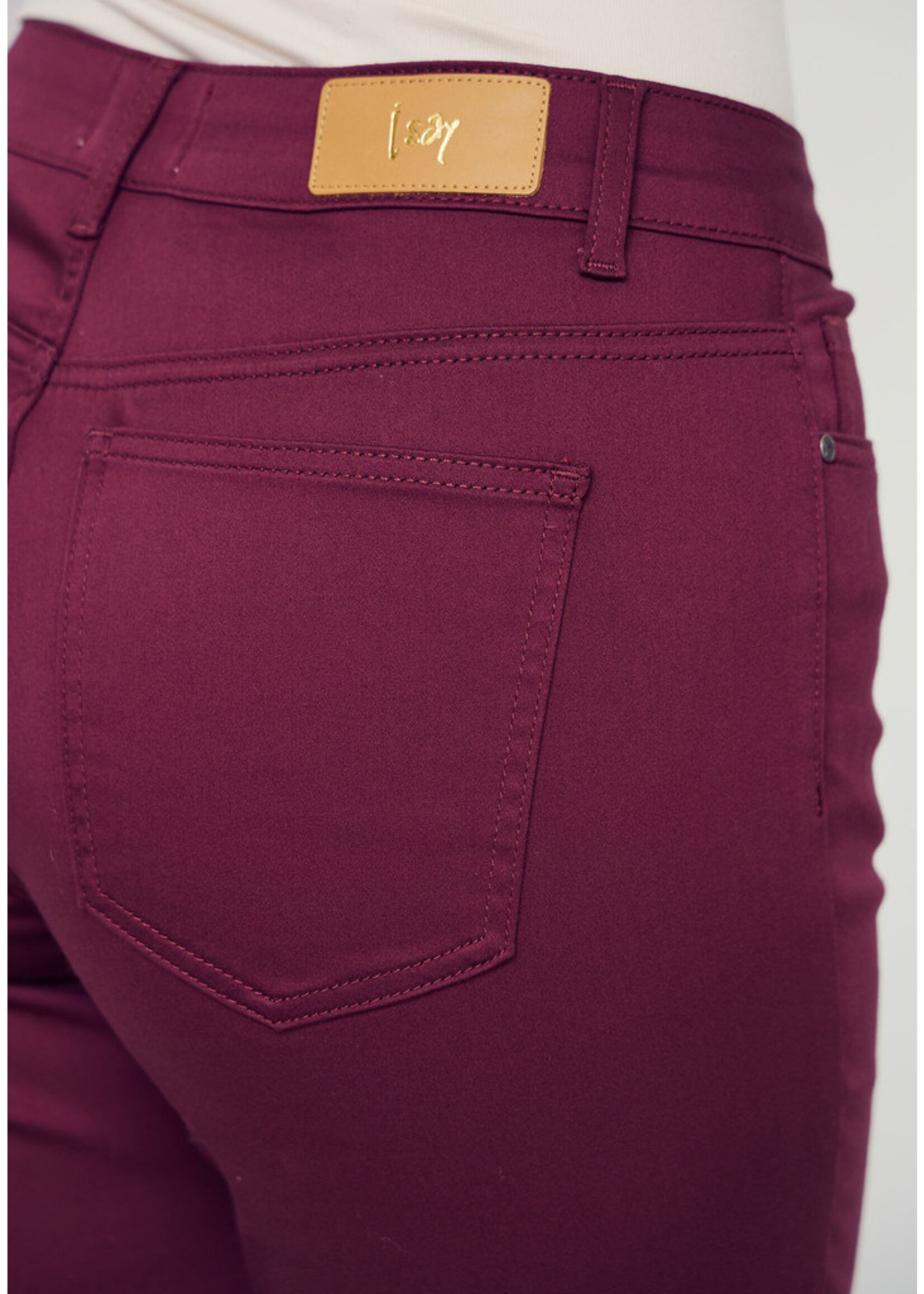 I Say straight pant wine