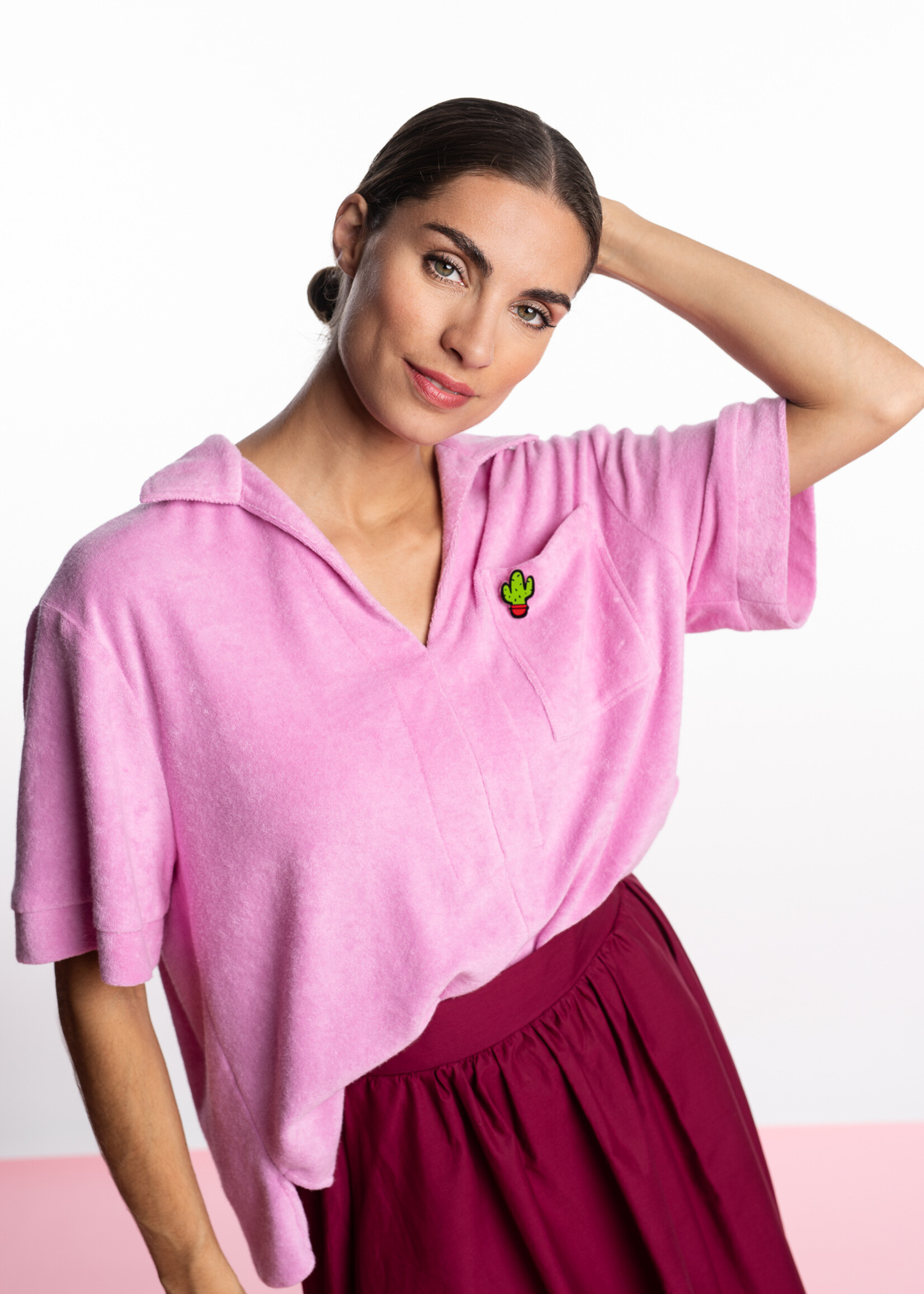 Dame Blanche Astrakan Straw Lila