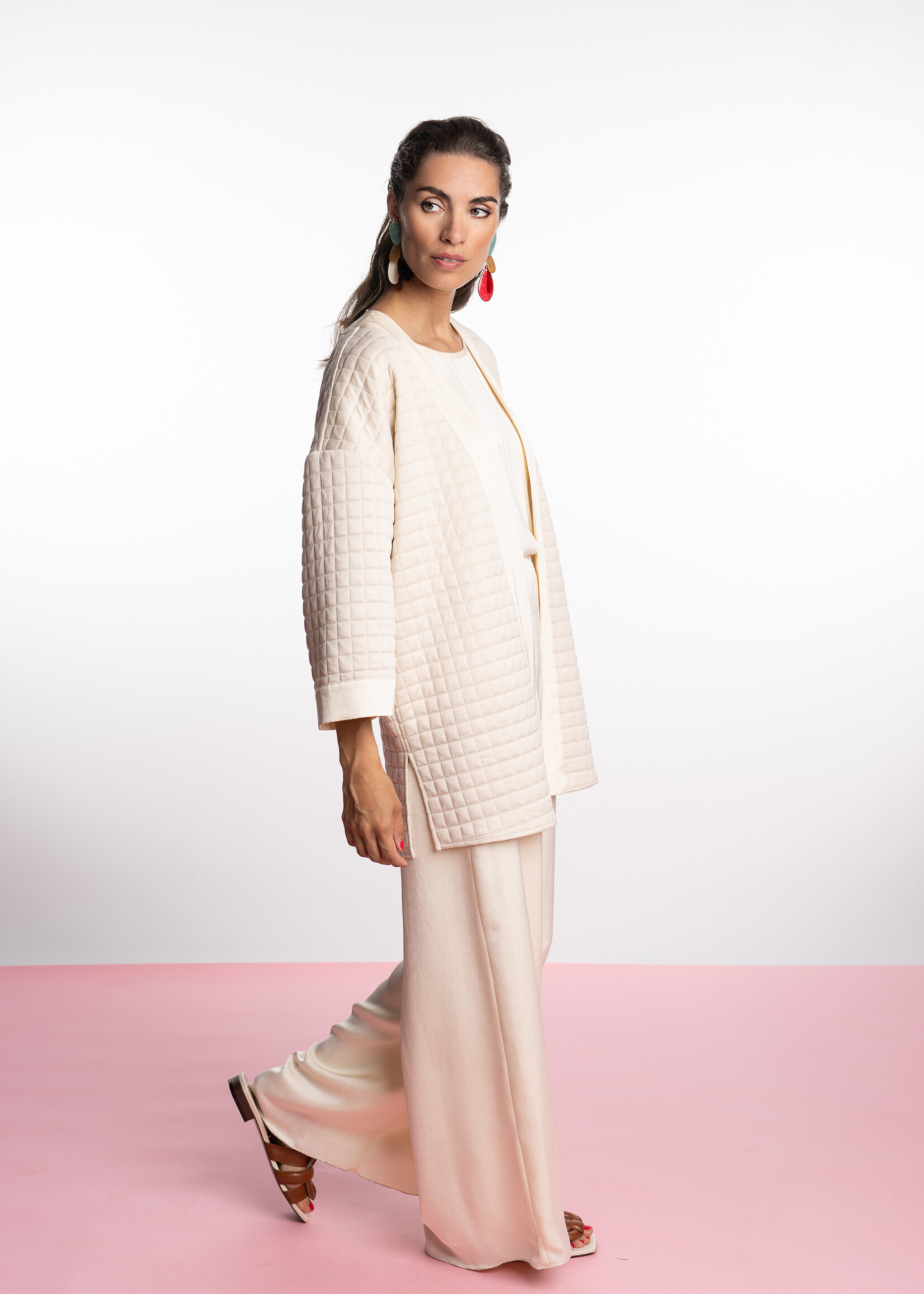 Dame Blanche Broek Aron Aperi Ecru