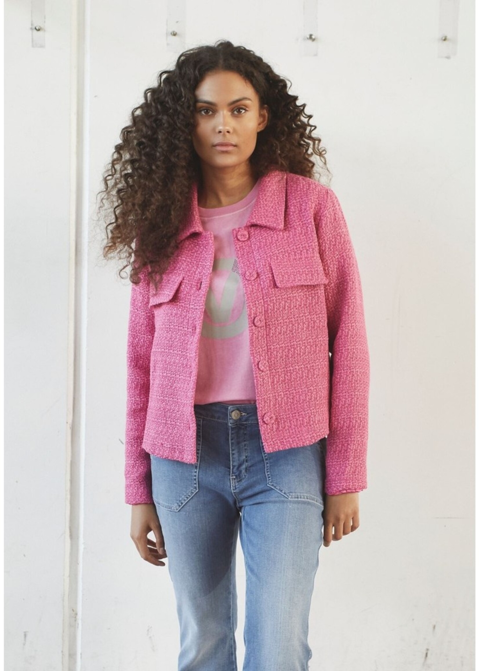 I Say Chia Blazer Pink Melange