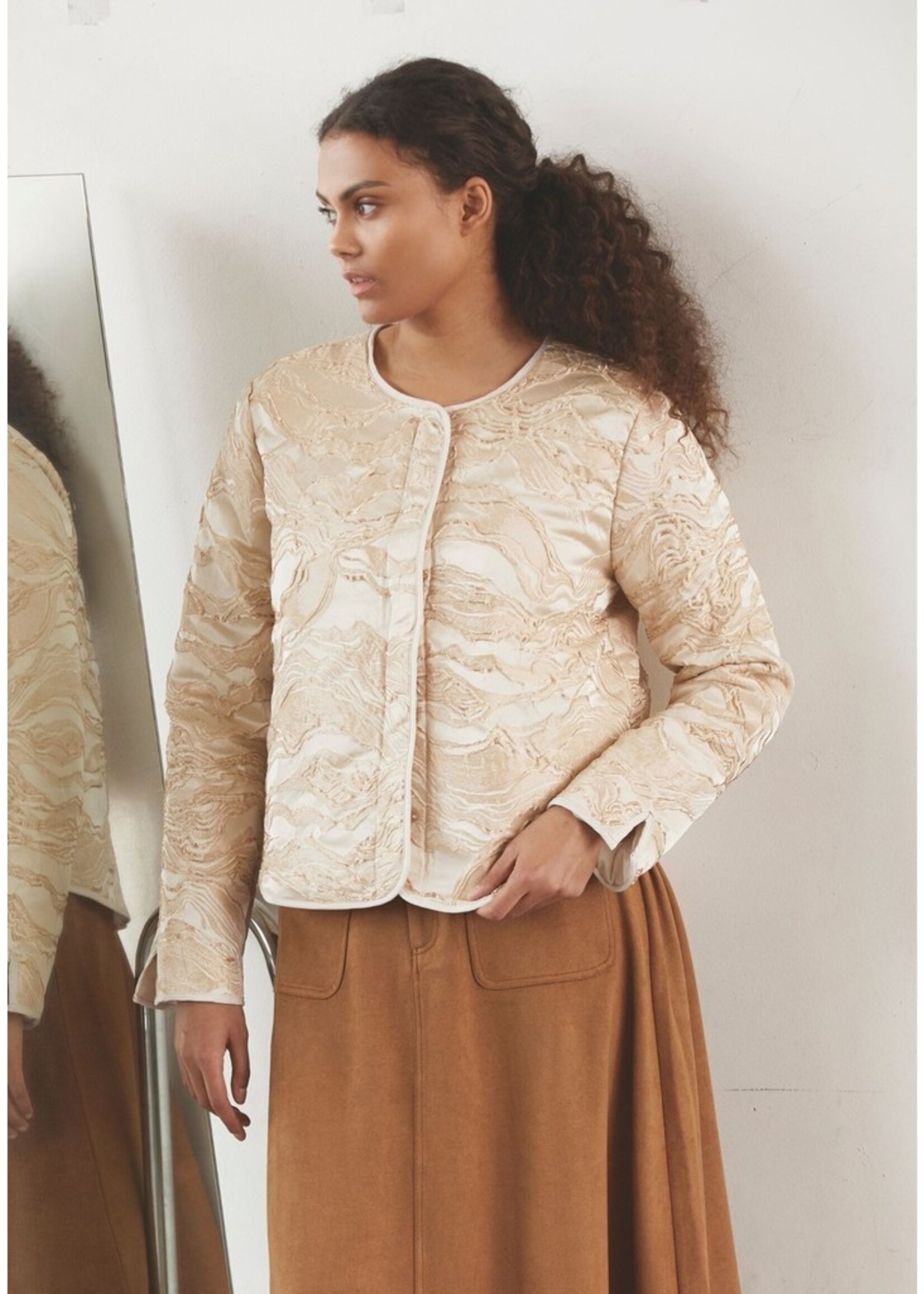 I Say Johanna New Jacket Luxury Sand