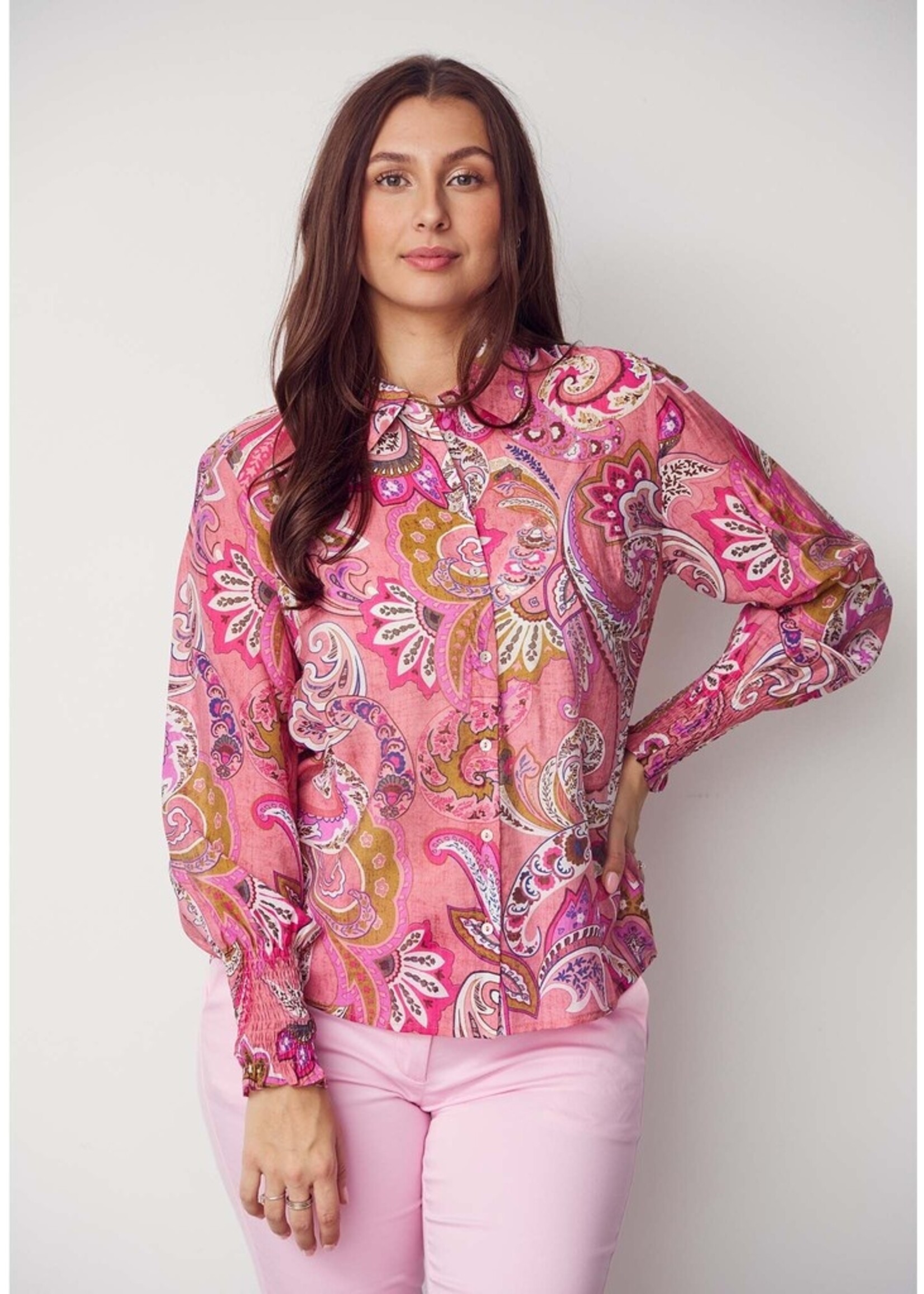 I Say Lotta Smok bloes Rose Paisley