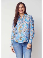 I Say Lotta Smok bloes Blue Paisley