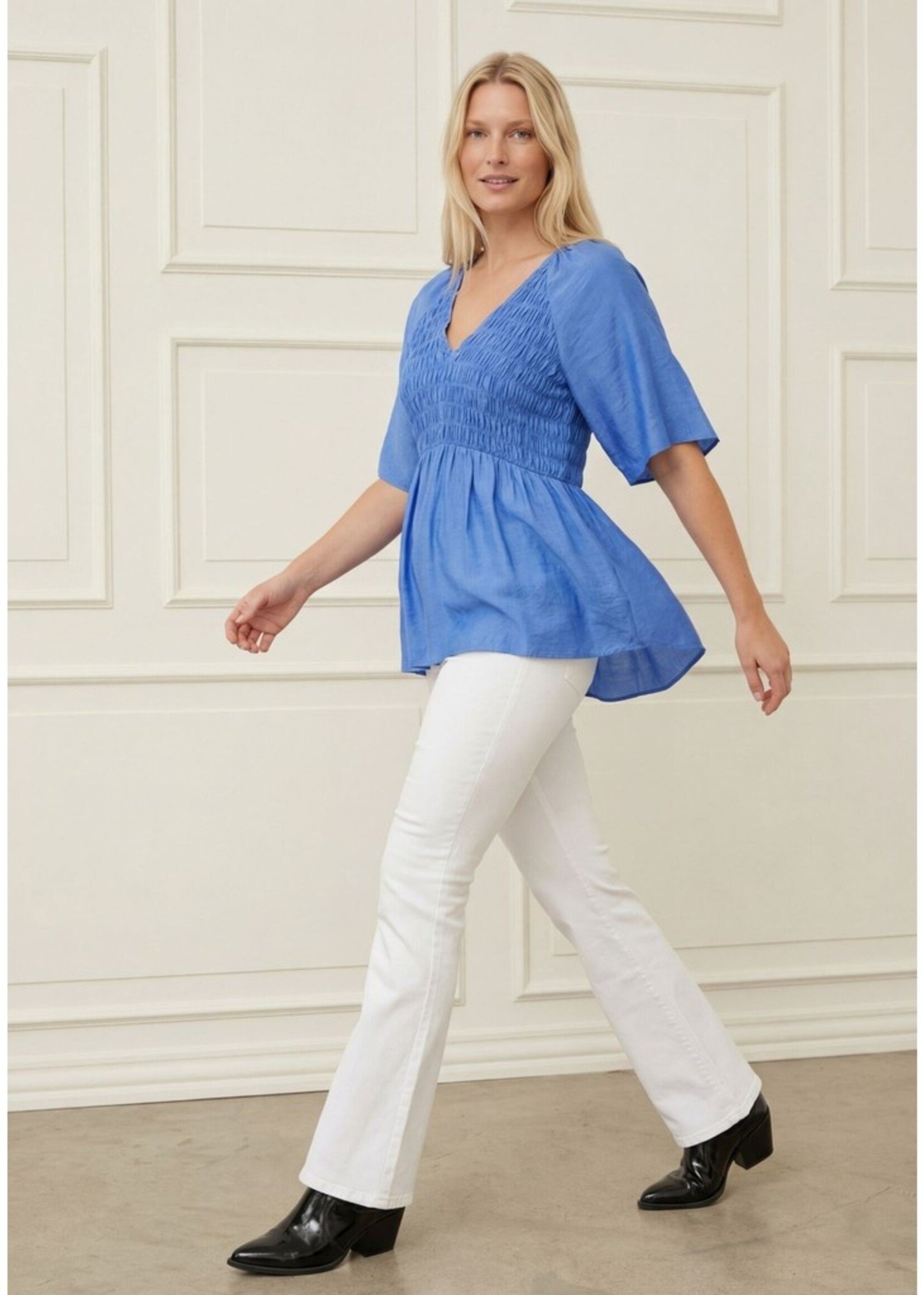 I Say Margo Smock Blouse