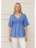 I Say Margo Smock Blouse