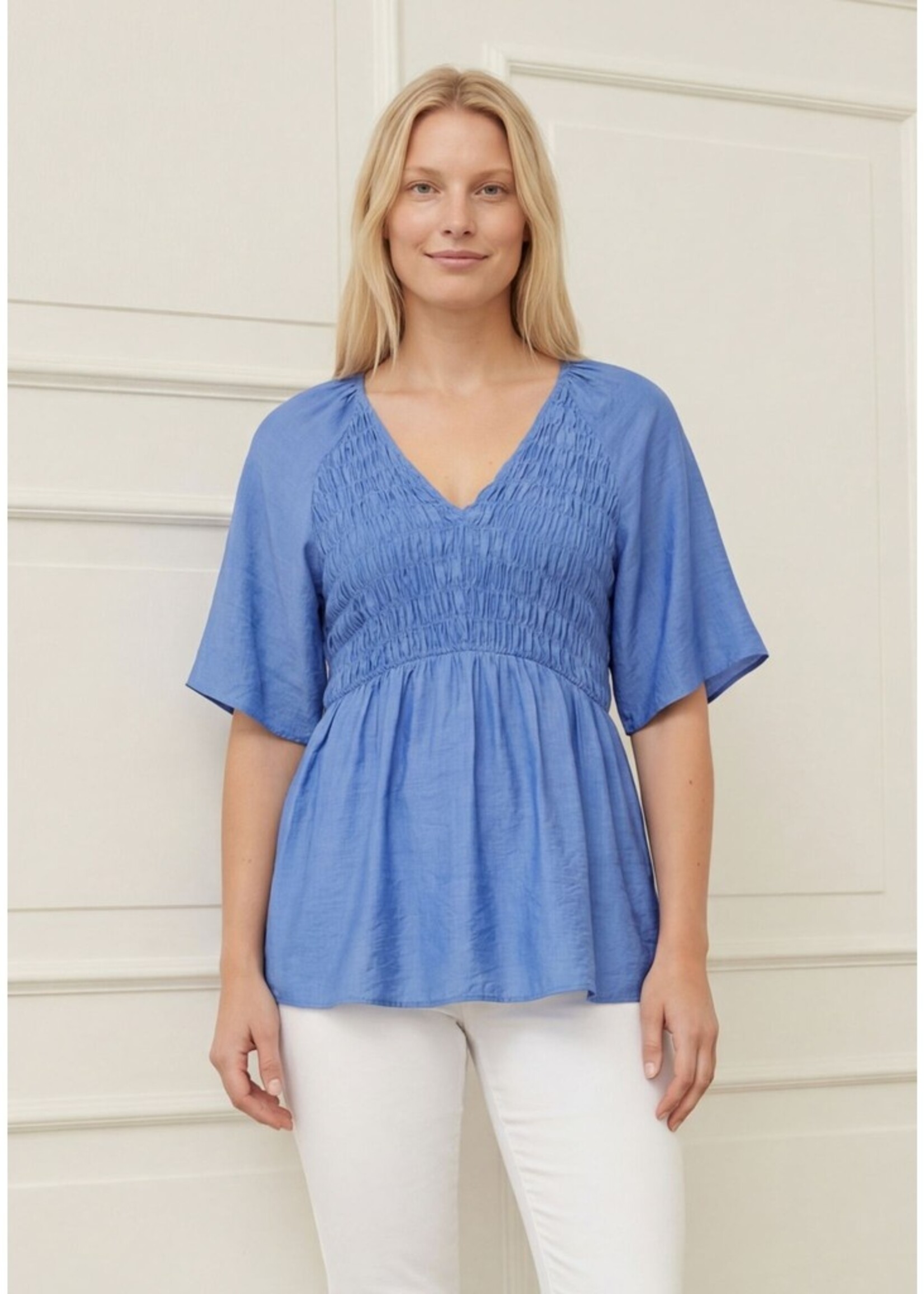 I Say Margo Smock Blouse