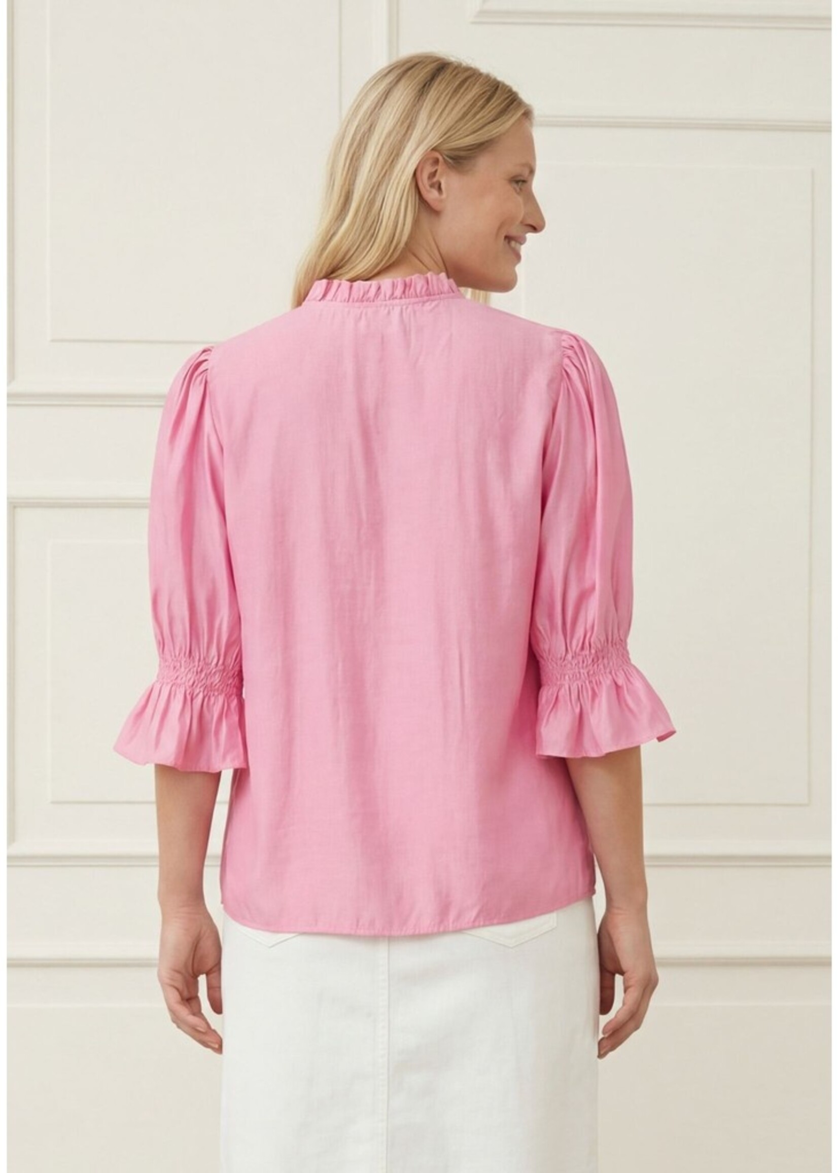 I Say Marie s/s Blouse fresh pink