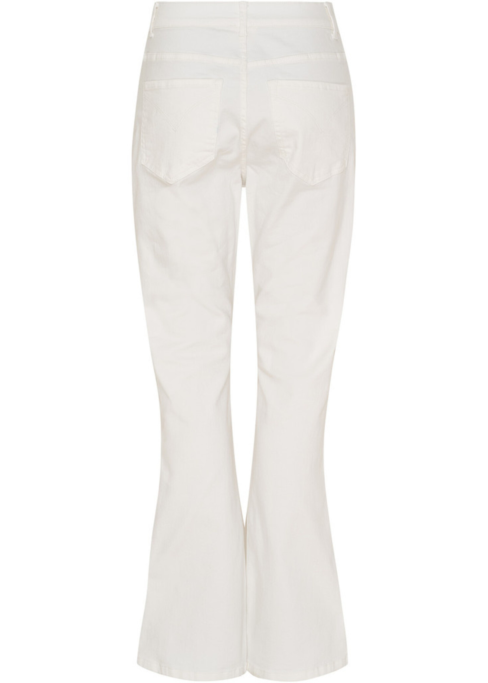 I Say Carpi Twill Flare Pant  Broken White