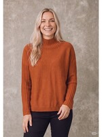 I Say Kaddy Knit Pullover Autumn Orange