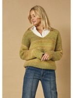 I Say Cosima Color Pullover Green Tones
