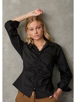 I Say Sigga Zip Shirt Black
