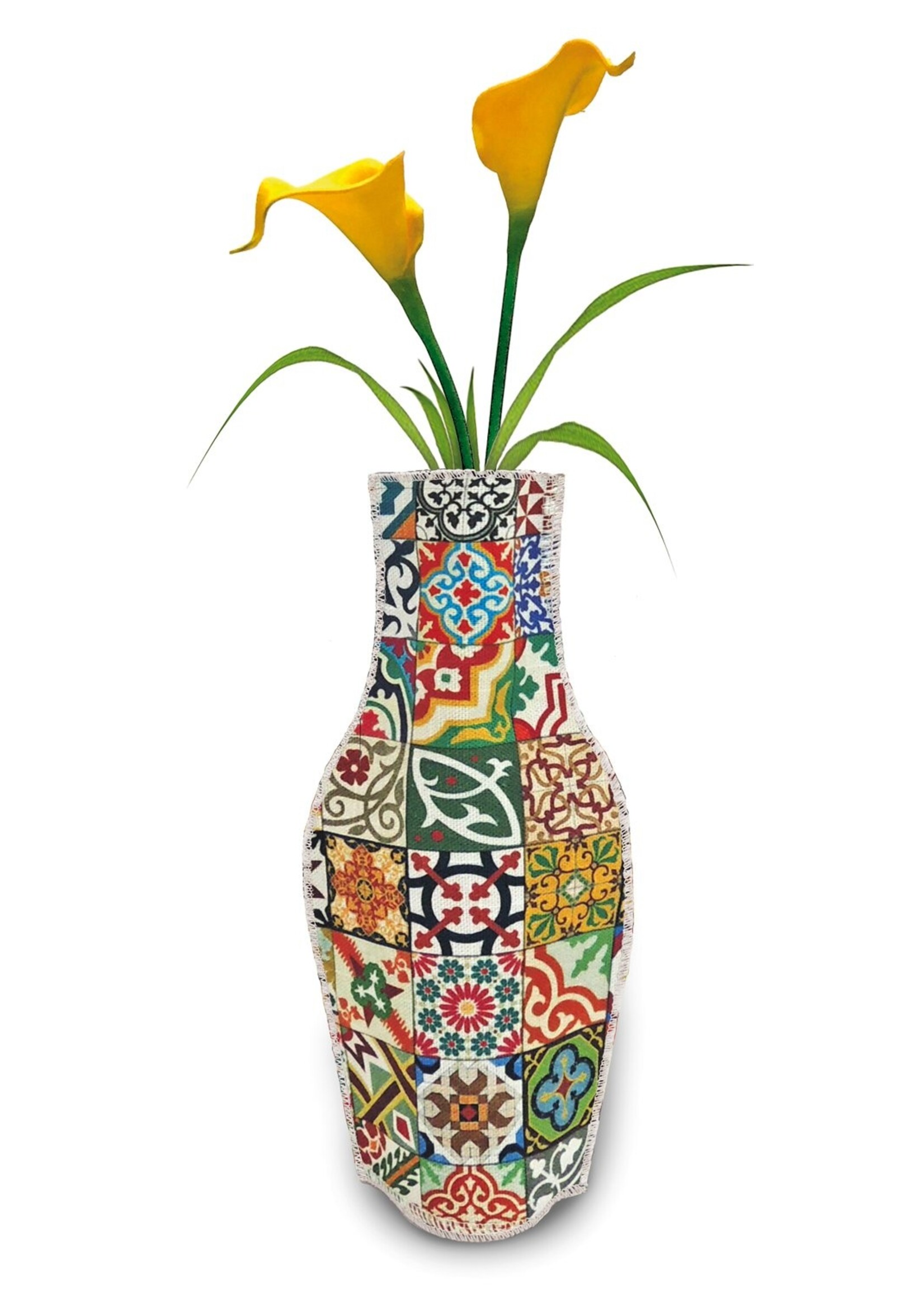 Modernista Tiles Cotton Flower Vase