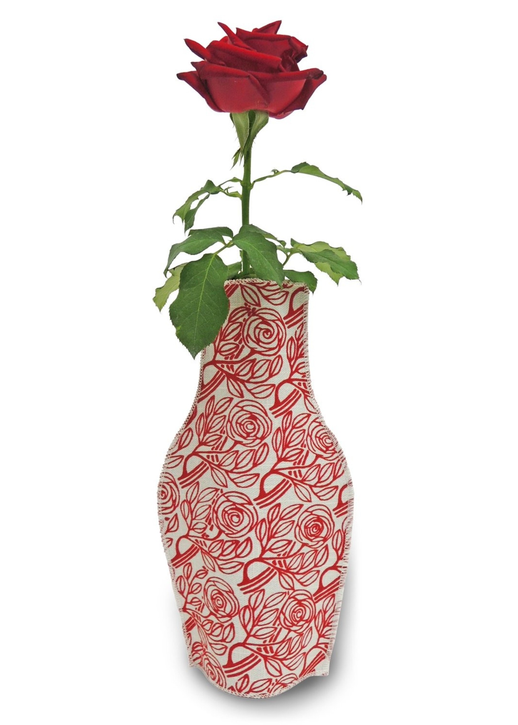 Born Roses Cotton Flower Vase