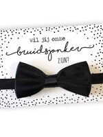 Kaart Bruidsjongen met vlinderstrik