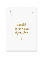 Card Own place | Gold foil