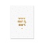 Kaart Mr&Mrs | Goudfolie