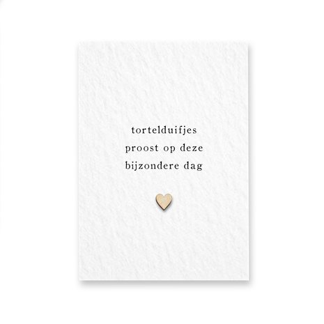 Kaart Tortelduifjes Kaart Tortelduifjes