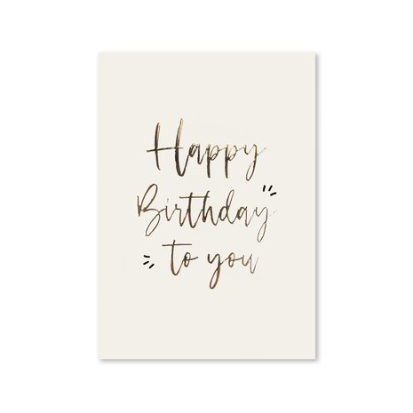 Kaart Happy Birthday Kaart Happy Birthday
