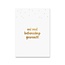 Get well soon card | Gold foil