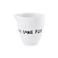 Milk Jug Happy Ivory/White