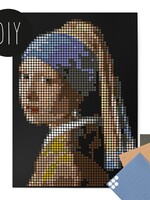 DIY poster met kleurrijke zelfklevende stippen - Vermeer