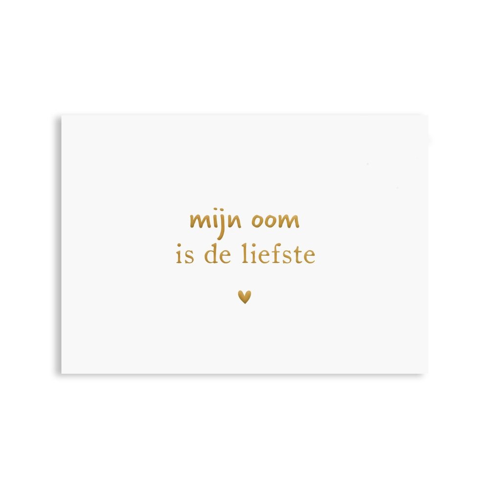 Card Uncle Dearest | Gold foil Card Uncle Dearest | Gold foil