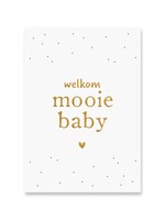 Card Beautiful Baby | Gold foil