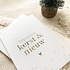 Kaart Liefdevolle Kerst | Goudfolie Kaart Liefdevolle Kerst | Goudfolie
