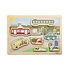 Houten chunky blocks puzzel stad Houten chunky blocks puzzel stad