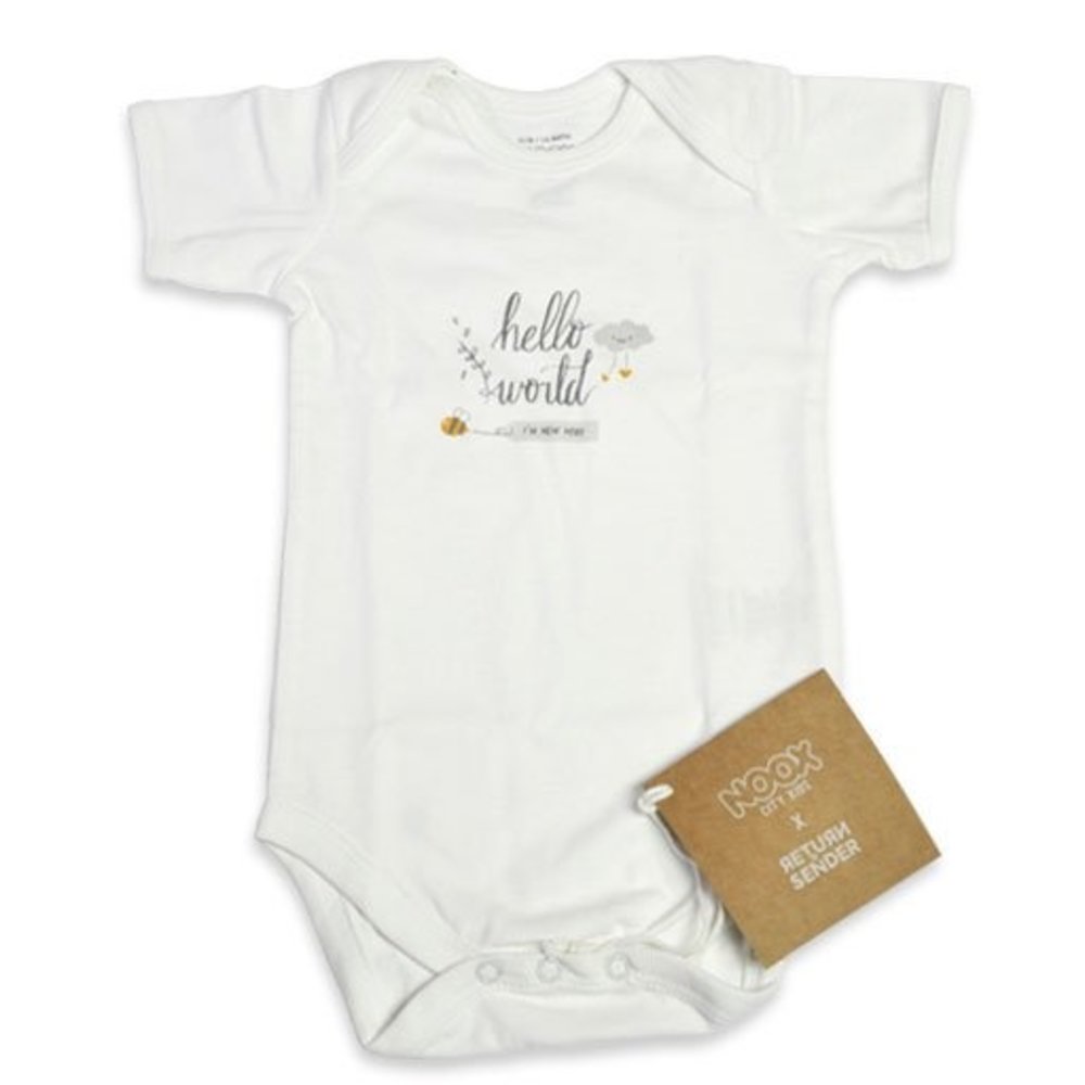Romper - "Hello world I'm new here"