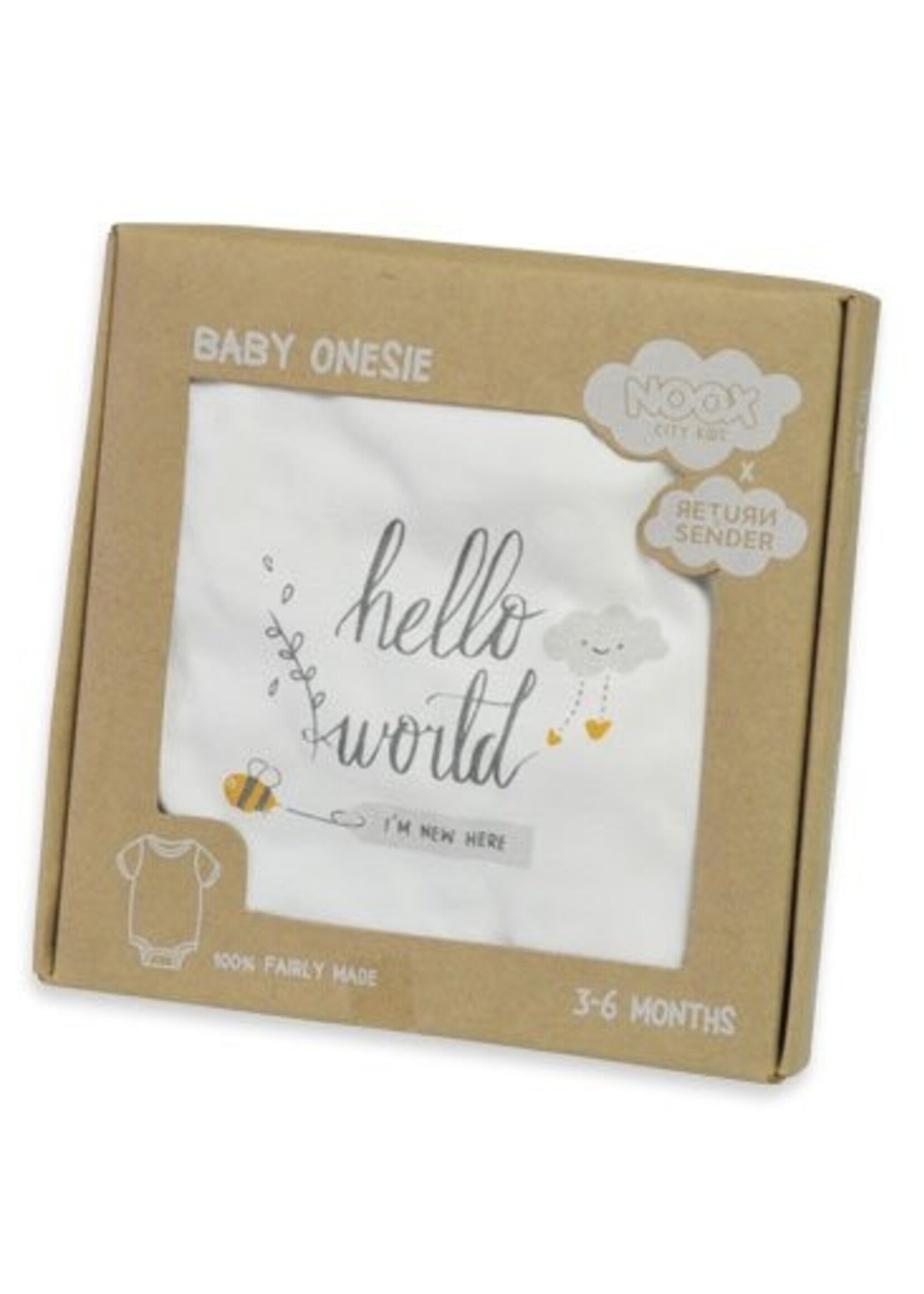 Romper - "Hello world I'm new here"