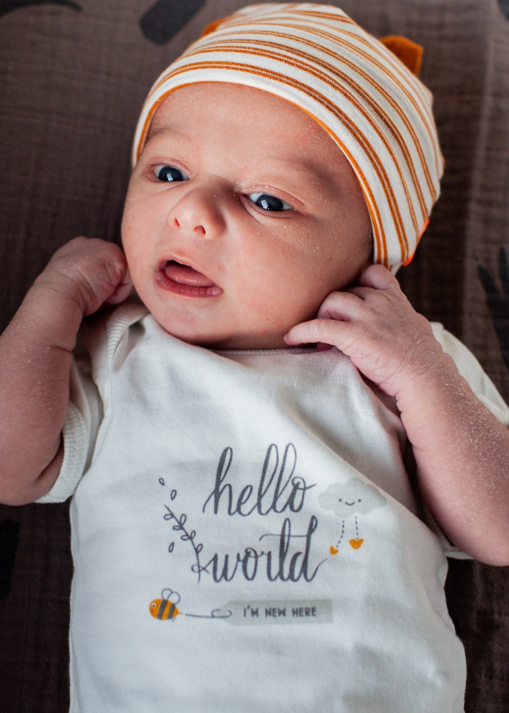 Romper - "Hello world I'm new here"