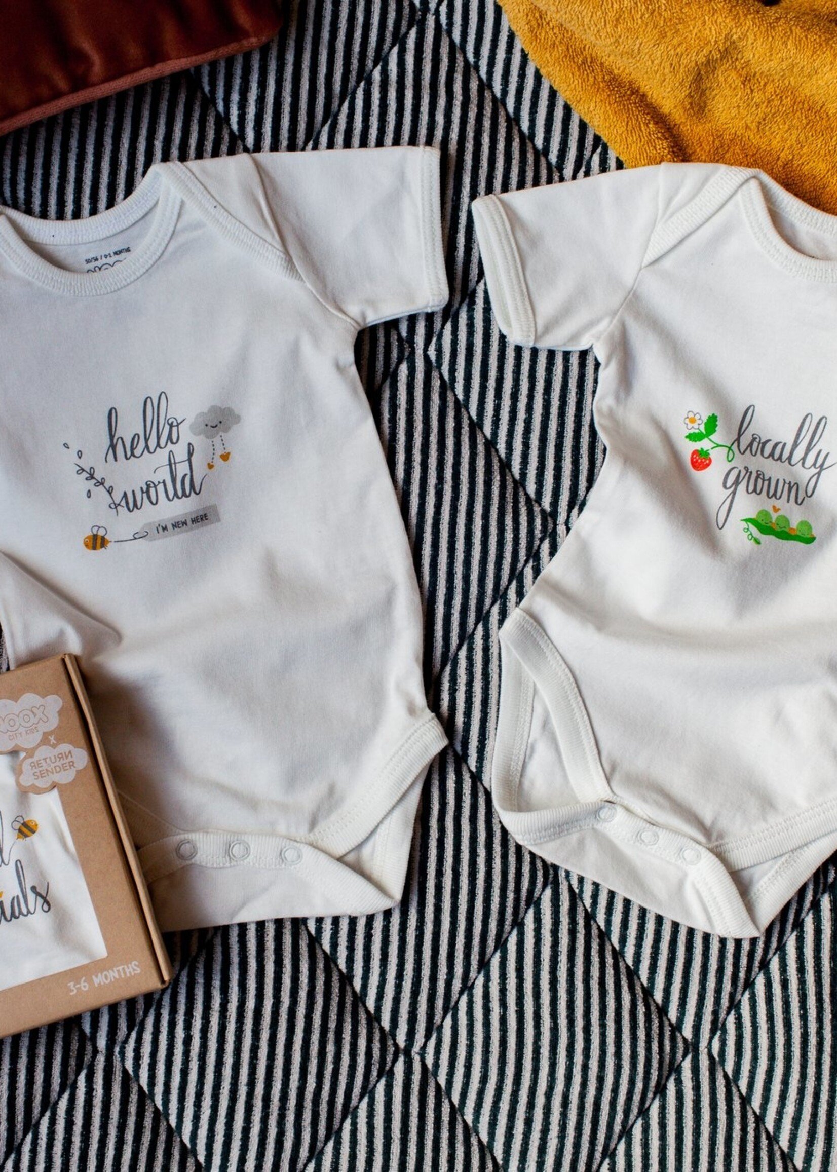 Romper - "Hello world I'm new here"