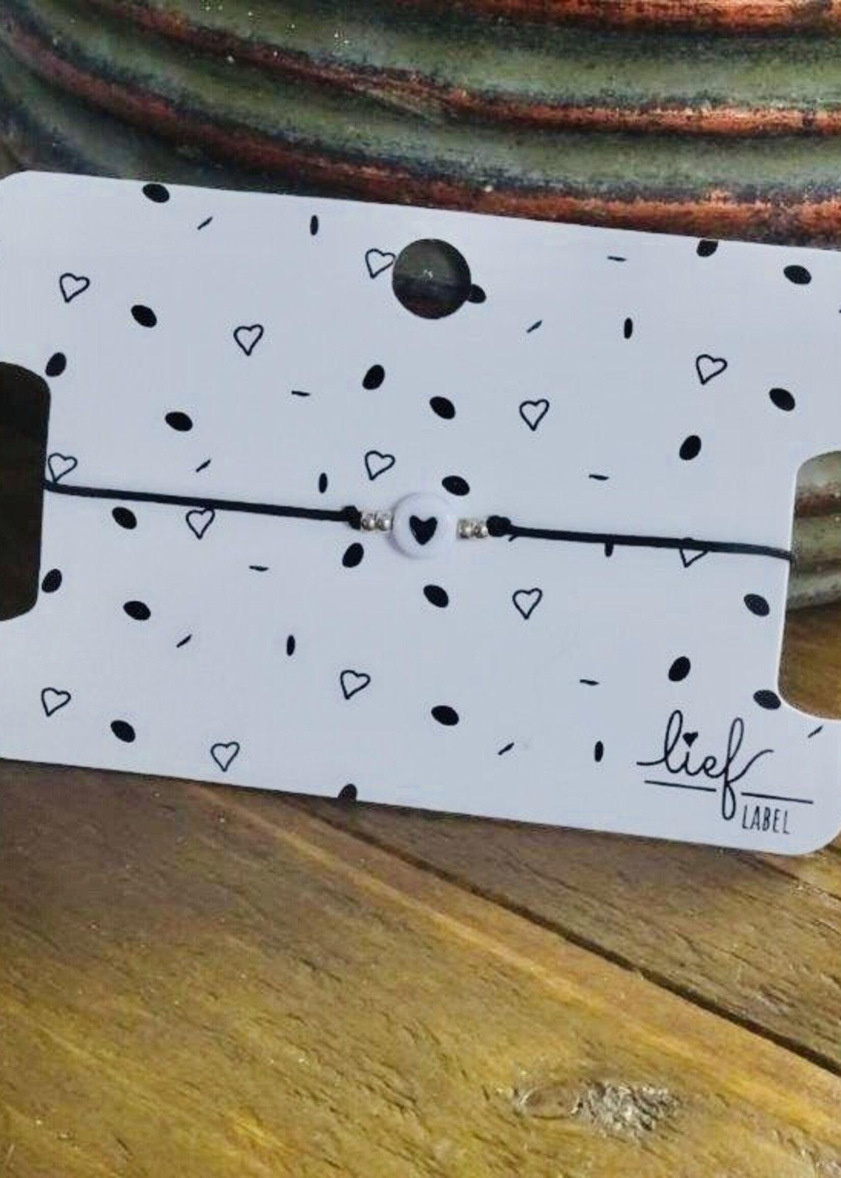 Bracelet black Heart