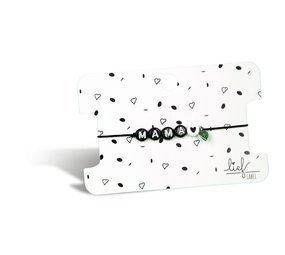 Armbandje zwart Mama Armbandje zwart Mama