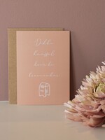 Card Big kiss through the letterbox